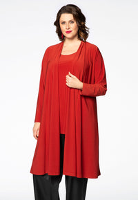 Cardigan DOLCE pleated - orange - #1