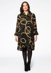 Dress PARIS frills - black