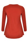 Tunic DOLCE flare long sleeve - orange - #3
