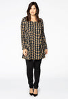 Tunic wide bottom BLACK CAMEL - black