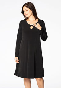 Dress wide bottom DOLCE - black - #1