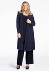 Cardigan LUREX pleated - blue