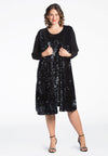 Cardigan SEQUINS - black
