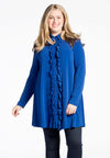 Tunic ruffled DOLCE - blue