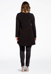 Tunic DOLCE wide bottom studs - black - #3