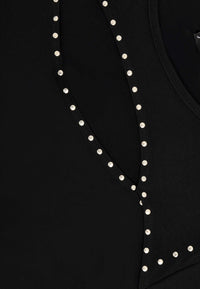 Tunic DOLCE wide bottom studs - black - #5