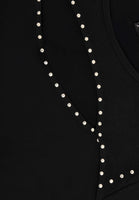 Tunic DOLCE wide bottom studs - black  - #5