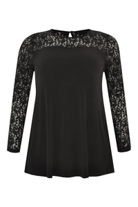 Tunic DOLCE flare lace - black - #4