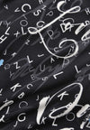 Tunic flare LETTERS - black - #5