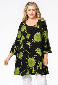 Tunic wide bottom TOLEDO - black - #1