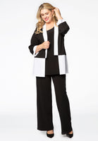 Cardigan-jacket colourblock - black  - #2