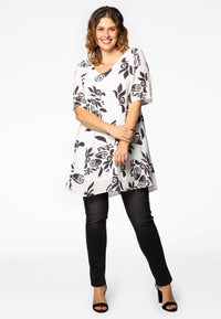 Tunic wide bottom GAUDI - black - #2