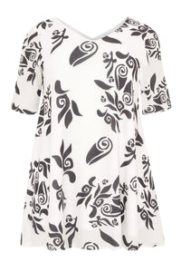 Tunic wide bottom GAUDI - black - #4