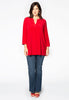 Tunic wavy placket DOLCE - red  - #2