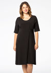 Dress puckered DOLCE - black 