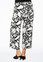 Trousers 7/8 PAISLEY FLOWER - white  - #3