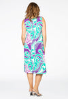 Dress pleated SWIRL - purple - #3