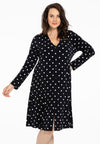 Cardigan long dots - Black
