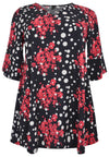 Tunic FLORI DOT - blue - #4