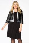 Jacket short FAUX LEATHER - black - #1