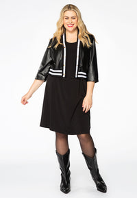Jacket short FAUX LEATHER - black - #2