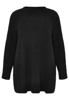 Pullover wide TEDDY - black - #4