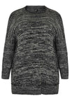Pullover mouliné - black - #3