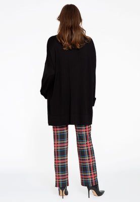 Pullover wide high neck - black  - #3