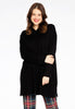 Pullover wide high neck - black 