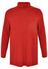 Pullover wide high neck - red  - #4