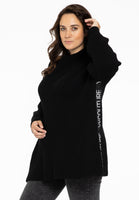 Pullover text trim - black  - #1