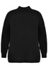 Pullover text trim - black  - #4