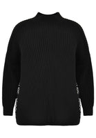 Pullover text trim - black  - #4