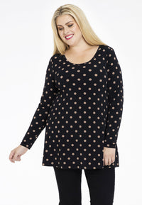Tunic Flare DOTS - black - #1