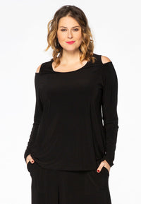 Shirt relax cold shoulder DOLC - black - #1