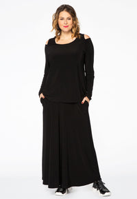Shirt relax cold shoulder DOLC - black - #2