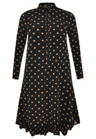 Dress collar DOTS - black  - #4