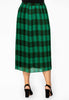 Skirt plissé CARREAU - green  - #3