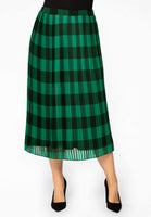 Skirt plissé CARREAU - green  - #1