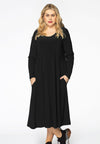 Dress pleated DOLCE - black 