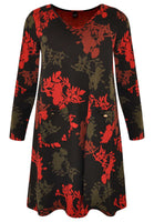 Dress flower knitted - black  - #4