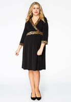 Dress leopard / uni DOLCE - black  - #2