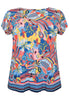 Shirt FLORAL - blue - #4