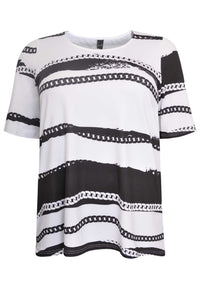 Tunic A-line CHAINS - black - #4