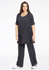 Tunic wide bottom SPRINKLE - black - #2