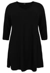Tunic wide bottom OBLIE - black