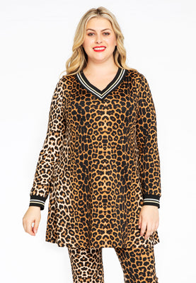 Sweatshirt LEOPARD - brown - #1