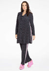 Trousers long SPRINKLE stripe - black