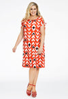 Dress MIX PRINT - red