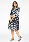 Dress frill HEARTS - black